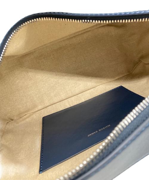 MAISON CANAU（メゾンカナウ）MAISON CANAU (メゾンカナウ) 別注カラーSMOOTH BOX BOSTON M ネイビーの古着・服飾アイテム