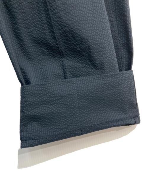 TOMORROW LAND（トゥモローランド）TOMORROW LAND (トゥモローランド) クールマックスサッカー 1プリーツワイドパンツ　63-04-12-04103 ネイビー サイズ:XSの古着・服飾アイテム