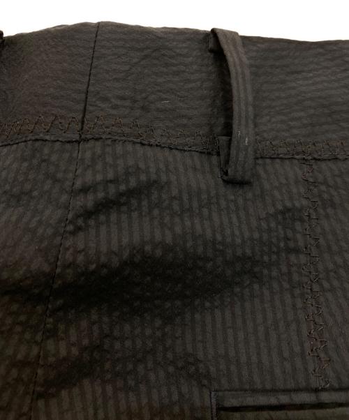 TOMORROW LAND（トゥモローランド）TOMORROW LAND (トゥモローランド) クールマックスサッカー 1プリーツワイドパンツ　63-04-12-04103 ネイビー サイズ:XSの古着・服飾アイテム