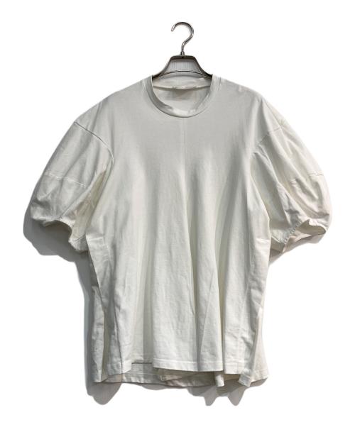 flyingcross（フライングクロス）flyingcross (フライングクロス) 切替カットソー ホワイト サイズ:-の古着・服飾アイテム