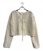 EMMEL REFINESエメル リファインズ）の古着「ファンシー 2WAY ブラウス　6611-699-0997」｜アイボリー