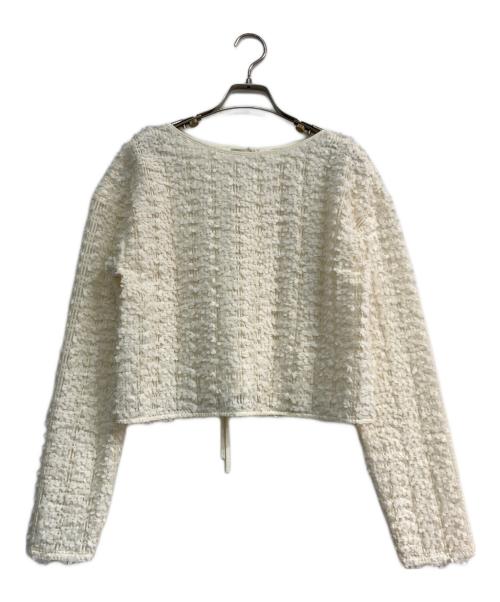 EMMEL REFINES（エメル リファインズ）EMMEL REFINES (エメル リファインズ) ファンシー 2WAY ブラウス　6611-699-0997 アイボリー サイズ:Freeの古着・服飾アイテム