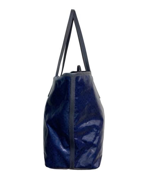 MACKINTOSH LONDON（マッキントッシュ ロンドン）MACKINTOSH LONDON (マッキントッシュ ロンドン) エナメルトートバッグ ネイビー サイズ:-の古着・服飾アイテム