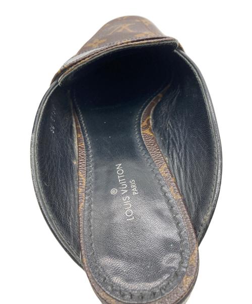 LOUIS VUITTON（ルイ ヴィトン）LOUIS VUITTON (ルイ ヴィトン) モノグラムミュール ブラウン サイズ:351/2の古着・服飾アイテム