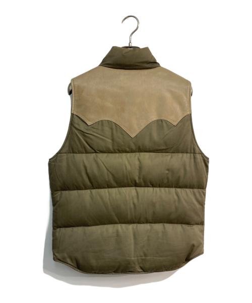 RRL（ダブルアールエル）RRL (ダブルアールエル) リバーシブルダウンベスト ベージュ×グリーン サイズ:Sの古着・服飾アイテム