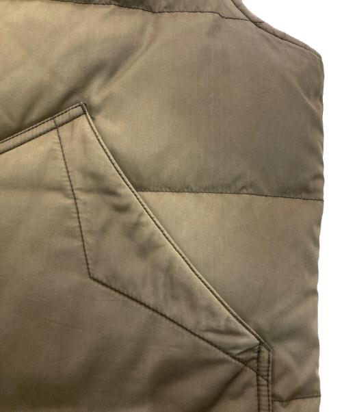 RRL（ダブルアールエル）RRL (ダブルアールエル) リバーシブルダウンベスト ベージュ×グリーン サイズ:Sの古着・服飾アイテム
