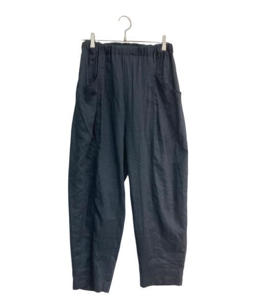 SHIPS any（シップスエニィ）SHIPS any (シップスエニィ) リネン ミックス コクーン イージー パンツ 723-11-0059 ネイビー サイズ:Freeの古着・服飾アイテム