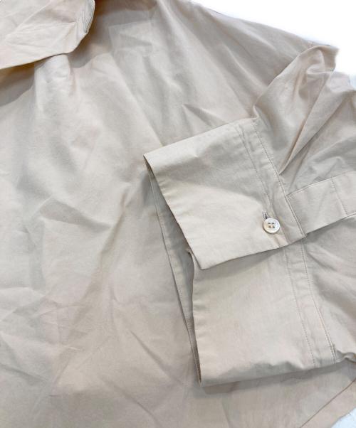 RIAM PLAGE（リアム プラージュ）riam plage (リアム プラージュ) フォルムスキッパー半袖シャツ ベージュ サイズ:Freeの古着・服飾アイテム