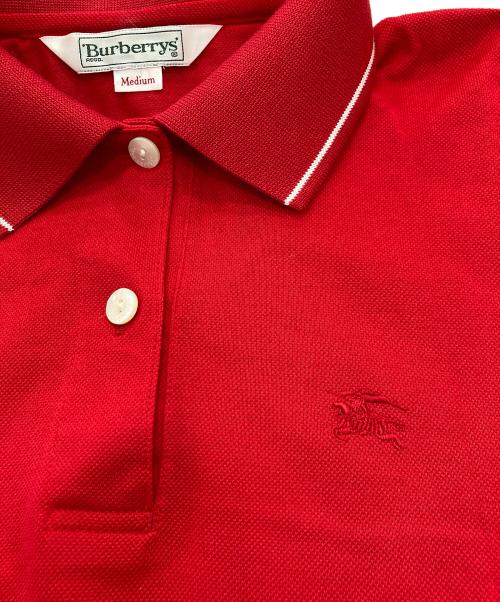Burberry's（バーバリー）Burberry's (バーバリーズ) ポロシャツ　BGV70-450 レッド サイズ:Mの古着・服飾アイテム