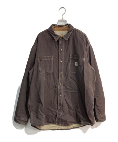 CarHartt（カーハート）CarHartt (カーハート) ワークジャケット　100432 ブラウン サイズ:XLの古着・服飾アイテム