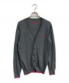 BURBERRY BLACK LABELバーバリーブラックレーベル）の古着「Vネックカーディガン」｜グレー