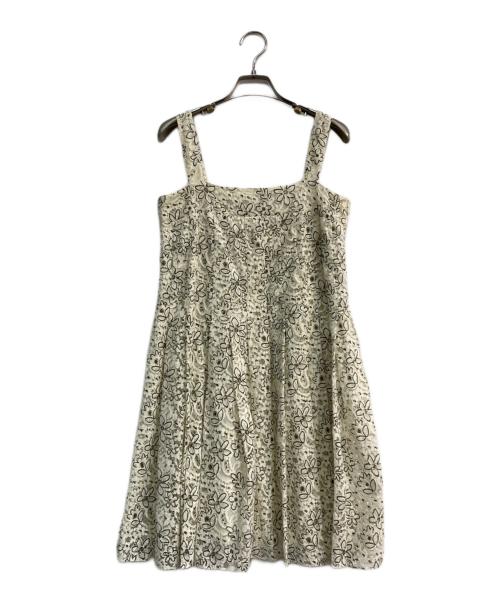 CHANEL（シャネル）CHANEL (シャネル) フラワーノースリーブワンピース　P53023V39750 ホワイト サイズ:38の古着・服飾アイテム