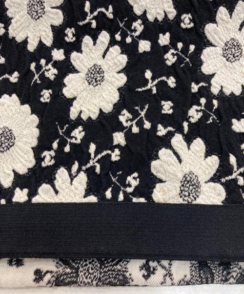 CHANEL（シャネル）CHANEL (シャネル) ココマークボタン花柄半袖ワンピース　P47676K06085 ブラック サイズ:34の古着・服飾アイテム