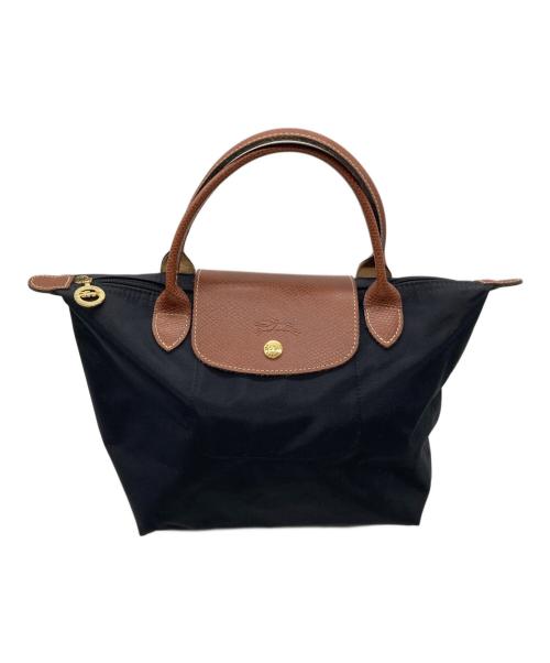 LONGCHAMP（ロンシャン）LONGCHAMP (ロンシャン) ル プリアージュ S トップハンドルバッグ ブラックの古着・服飾アイテム