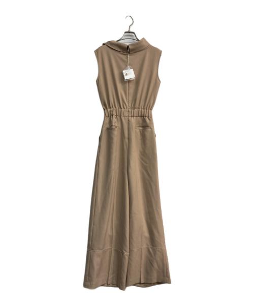 L'AUBE BLANC（ローブ ブラン）L'AUBE BLANC (ローブブラン) Side Bow-tie Combinaison ベージュ サイズ:S 未使用品の古着・服飾アイテム