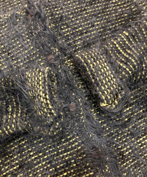 MARNI（マルニ）MARNI (マルニ) カシミヤ混シャギーニットカーディガン　I10CDMDI43Q00FS102 グレー サイズ:38の古着・服飾アイテム