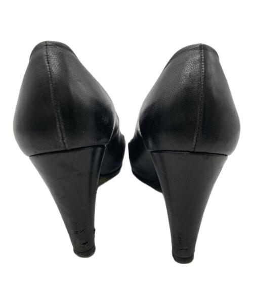 CHANEL（シャネル）CHANEL (シャネル) ココマークストラップパンプス ベージュ×ブラック サイズ:34の古着・服飾アイテム