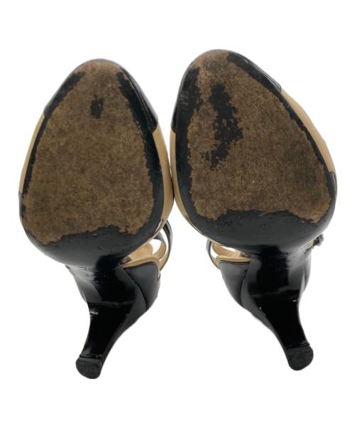 CHANEL（シャネル）CHANEL (シャネル) ココマークポインテッドトゥパンプス ブラック サイズ:34の古着・服飾アイテム