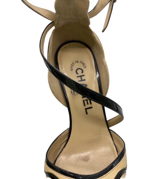 CHANEL（シャネル）CHANEL (シャネル) ココマークポインテッドトゥパンプス ブラック サイズ:34の古着・服飾アイテム