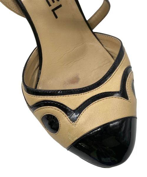 CHANEL（シャネル）CHANEL (シャネル) ココマークポインテッドトゥパンプス ブラック サイズ:34の古着・服飾アイテム