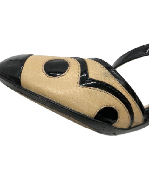 CHANEL（シャネル）CHANEL (シャネル) ココマークポインテッドトゥパンプス ブラック サイズ:34の古着・服飾アイテム