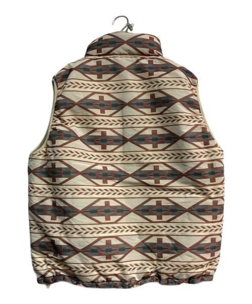 BEAMS PLUS（ビームスプラス）BEAMS PLUS (ビームスプラス) MIL Puff Vest ver.2 Jacquard ベージュ サイズ:Lの古着・服飾アイテム