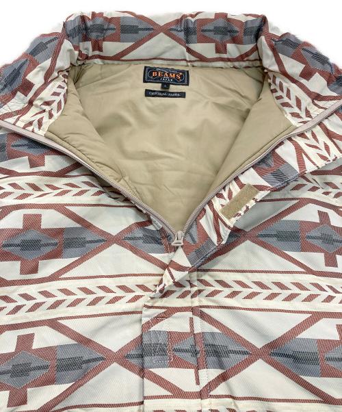 BEAMS PLUS（ビームスプラス）BEAMS PLUS (ビームスプラス) MIL Puff Vest ver.2 Jacquard ベージュ サイズ:Lの古着・服飾アイテム
