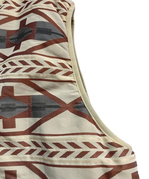 BEAMS PLUS（ビームスプラス）BEAMS PLUS (ビームスプラス) MIL Puff Vest ver.2 Jacquard ベージュ サイズ:Lの古着・服飾アイテム