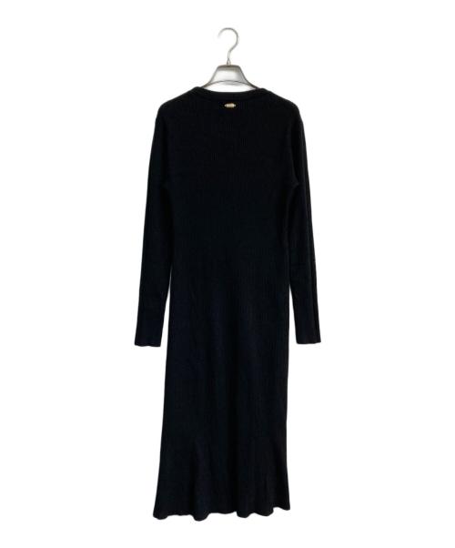 ARPEGE STORY（アルページュストーリー）ARPEGE STORY (アルページュストーリー) ラメニットロングワンピース ブラック サイズ:1の古着・服飾アイテム