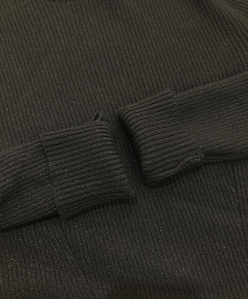 ARPEGE STORY（アルページュストーリー）ARPEGE STORY (アルページュストーリー) ラメニットロングワンピース ブラック サイズ:1の古着・服飾アイテム