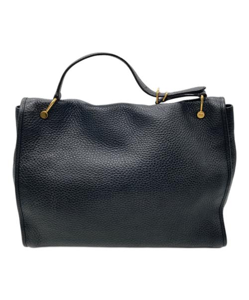 BALLY（バリー）BALLY (バリー) BLOOM HOBO 2WAYレザーバッグ ブラックの古着・服飾アイテム