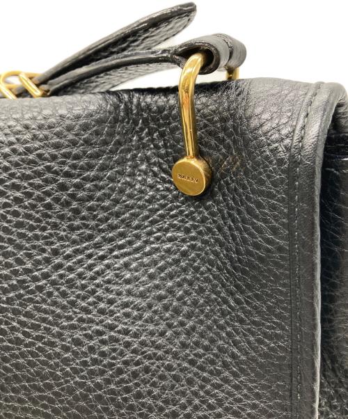 BALLY（バリー）BALLY (バリー) BLOOM HOBO 2WAYレザーバッグ ブラックの古着・服飾アイテム