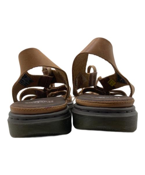 Dr.Martens（ドクターマーチン）Dr.Martens (ドクターマーチン) KRISTINA GHILLIE SANDAL(クリスティーナギリーサンダル) ブラウン サイズ:4の古着・服飾アイテム