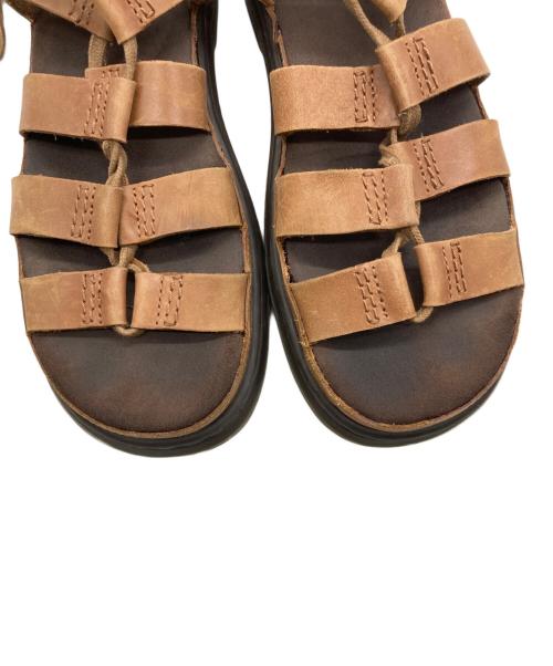 Dr.Martens（ドクターマーチン）Dr.Martens (ドクターマーチン) KRISTINA GHILLIE SANDAL(クリスティーナギリーサンダル) ブラウン サイズ:4の古着・服飾アイテム