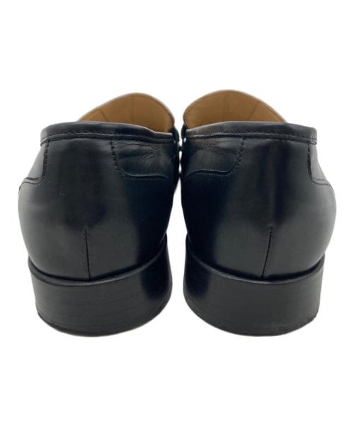 luca grossi（ルカグロッシ）Luca Grossi (ルカグロッシ) コインローファー ホワイト×ブラック サイズ:38の古着・服飾アイテム