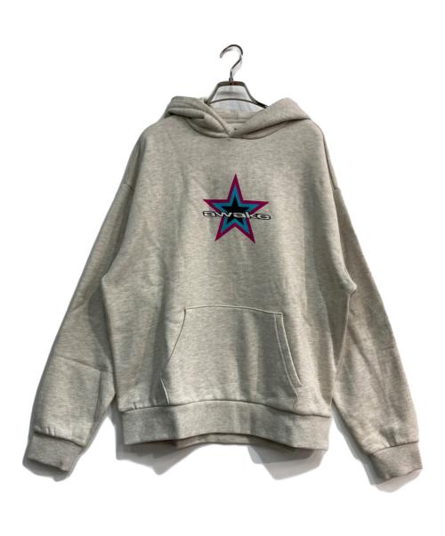 AWAKE（アウェイク）AWAKE (アウェイク) STAR LOGO HOODIE グレー サイズ:Sの古着・服飾アイテム