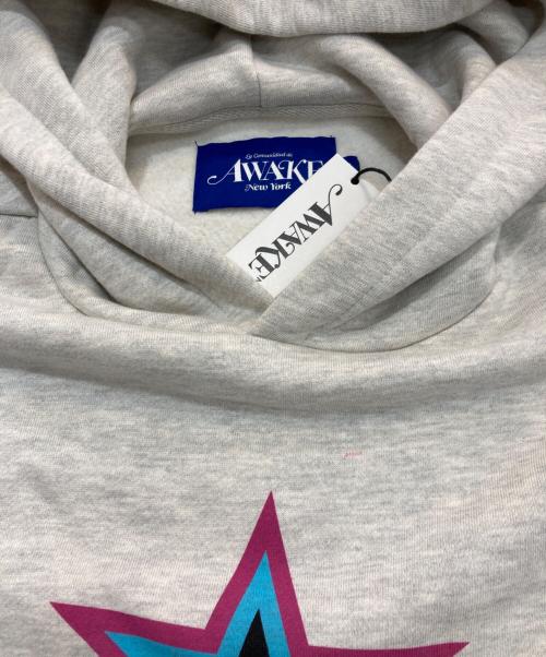 AWAKE（アウェイク）AWAKE (アウェイク) STAR LOGO HOODIE グレー サイズ:Sの古着・服飾アイテム