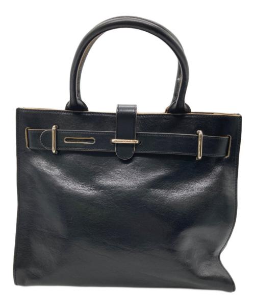 FURLA（フルラ）FURLA (フルラ) レザートートバッグ ブラックの古着・服飾アイテム