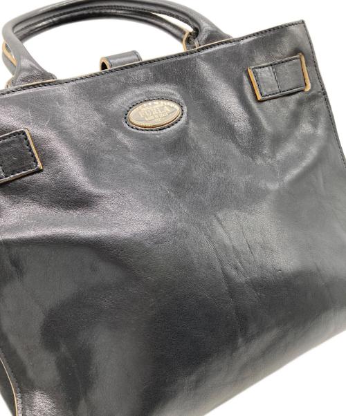 FURLA（フルラ）FURLA (フルラ) レザートートバッグ ブラックの古着・服飾アイテム