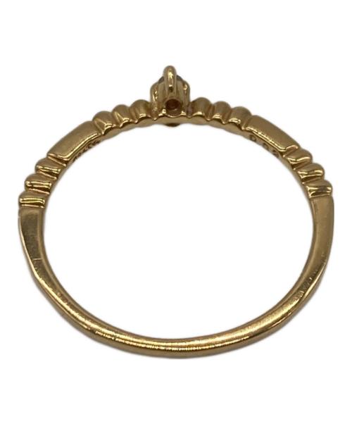 agete（アガット）agete (アガット) ダイヤマーキスリング　0.02ct サイズ:7号の古着・服飾アイテム