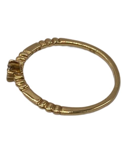 agete（アガット）agete (アガット) ダイヤマーキスリング　0.02ct サイズ:7号の古着・服飾アイテム