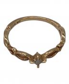 ageteアガット）の古着「ひし形ダイヤゴールドリング　0.06ct」