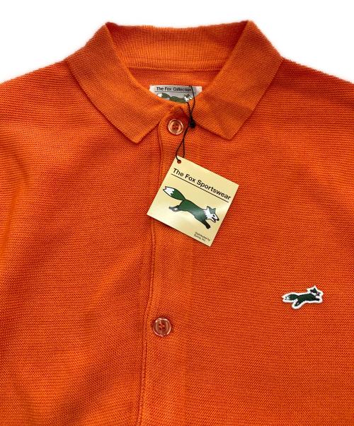 PENNEYS（ペニーズ）PENNEYS (ペニーズ) THE FOX COLLECTION (ザフォックス コレクション) ニットポロシャツ オレンジ サイズ:M 未使用品の古着・服飾アイテム