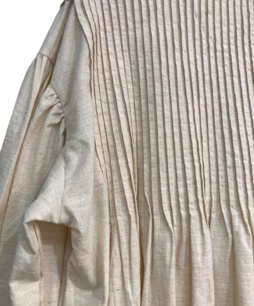 08MAB（ゼロハチマブ）08MAB (ゼロハチマブ) リネン混ワンピース ベージュ サイズ:Freeの古着・服飾アイテム