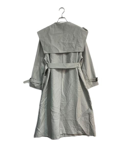 PLST（プラステ）PLST (プラステ) アセテートコットンワイドカラーコート グリーン サイズ:M 未使用品の古着・服飾アイテム