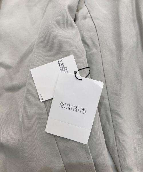 PLST（プラステ）PLST (プラステ) アセテートコットンワイドカラーコート グリーン サイズ:M 未使用品の古着・服飾アイテム