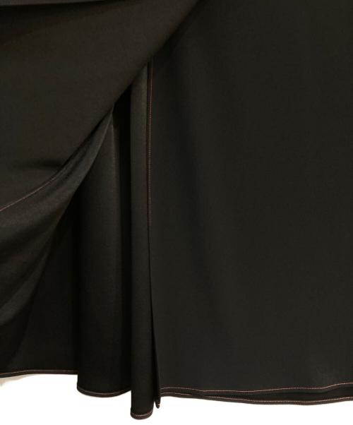 PAUL SMITH（ポールスミス）Paul Smith (ポールスミス) ダブルベルテッドスカート　SKPPKW0900 ブラック サイズ:46Lの古着・服飾アイテム