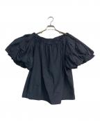 machattマチャット）の古着「Off-shoulder blouse　23S-103」｜ネイビー