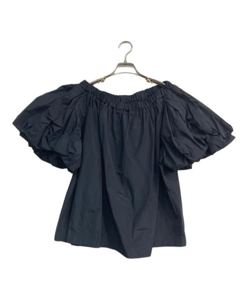 machatt（マチャット）machatt (マチャット) Off-shoulder blouse　23S-103 ネイビー サイズ:Freeの古着・服飾アイテム