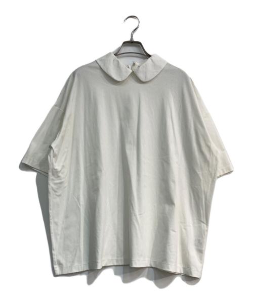 YORI（ヨリ）yori (ヨリ) 襟付カットソー　YR2211-067SM ホワイト サイズ:Freeの古着・服飾アイテム